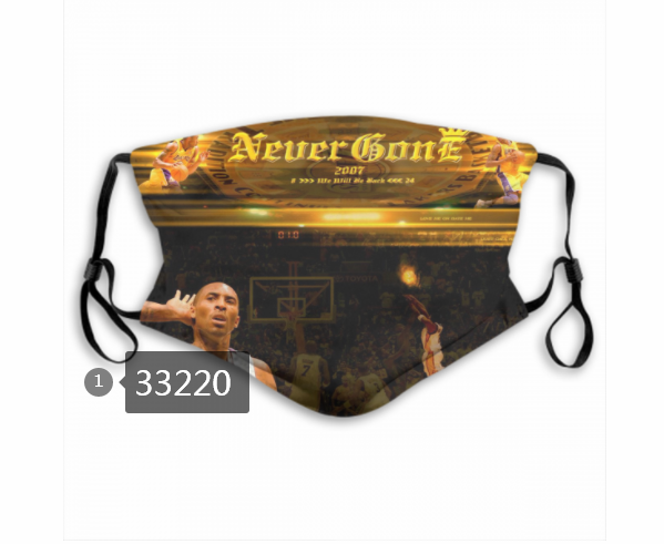 2021 NBA Los Angeles Lakers #24 kobe bryant 33220 Dust mask with filter